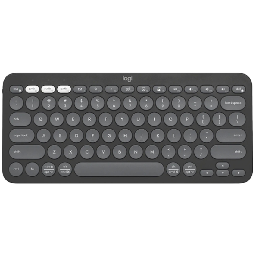 Teclado Logitech Pebble Keys 2 K380s Graphite Bluetooth